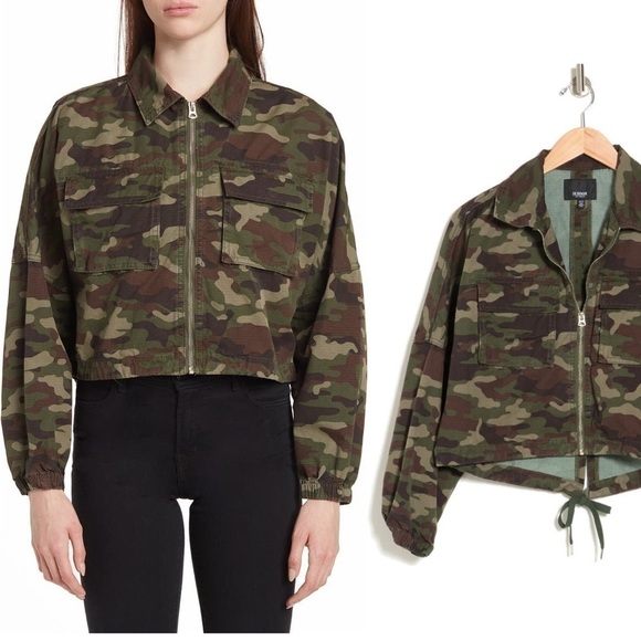 Hudson jeans Hudson cropped military anorak - Picture 1 of 4